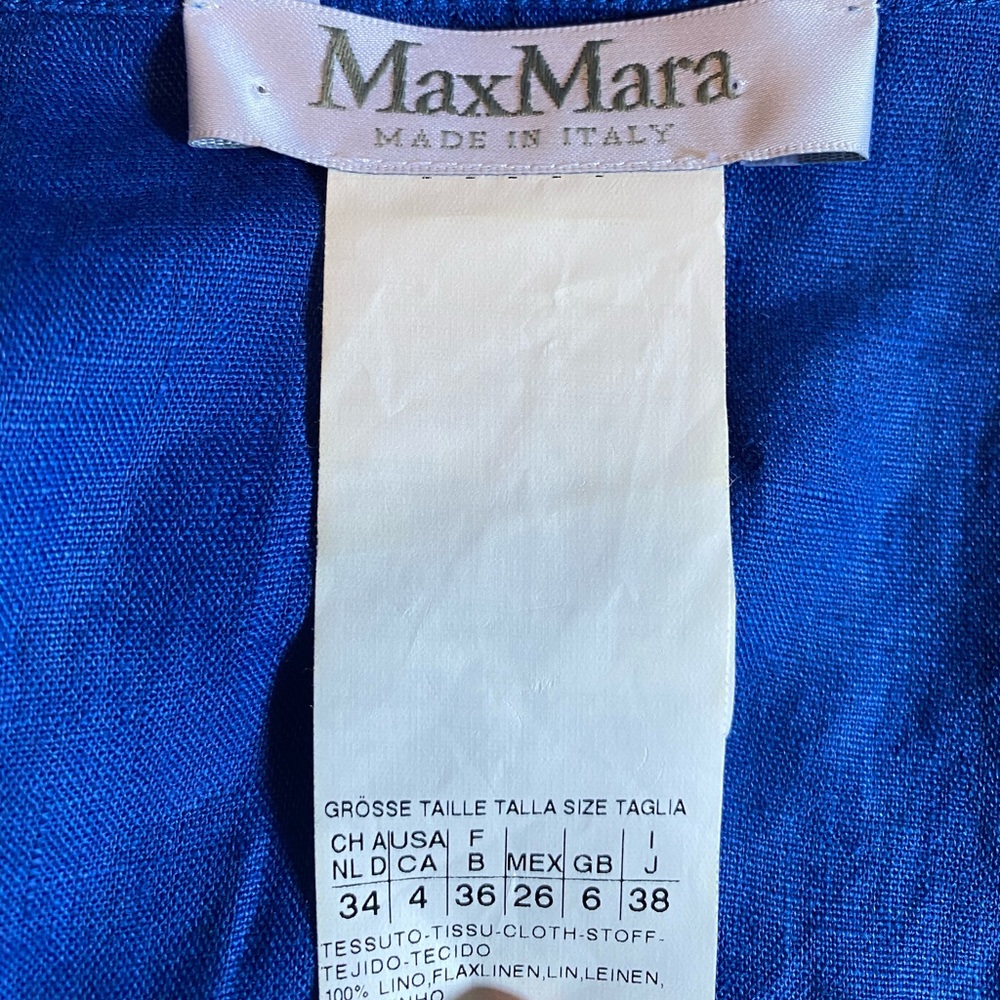 MaxMara Linen Top. - Picture 4 of 4